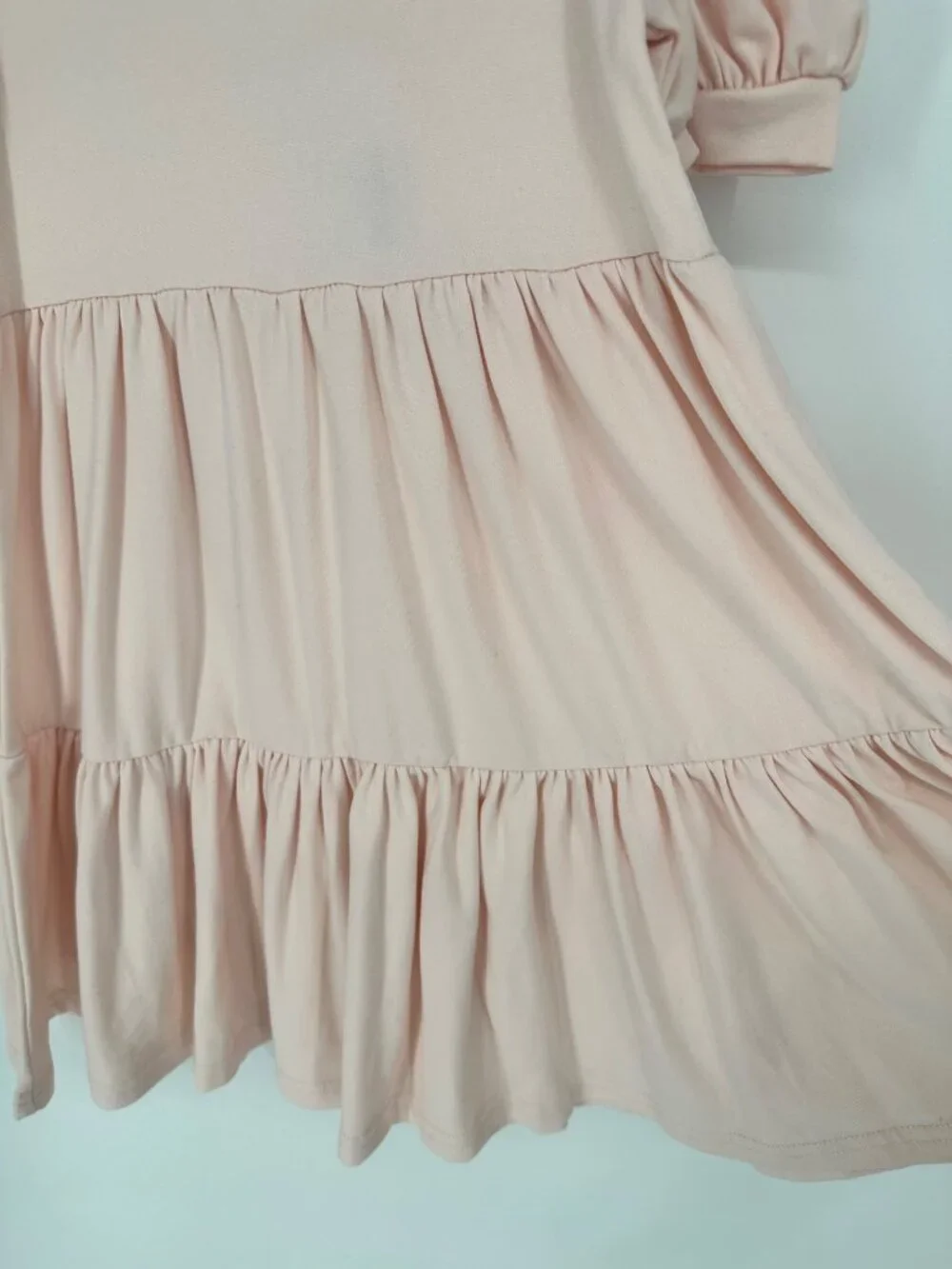DotDotSmile Girls Light Pink Tier Dress Size 3/4 Soft New with Tags